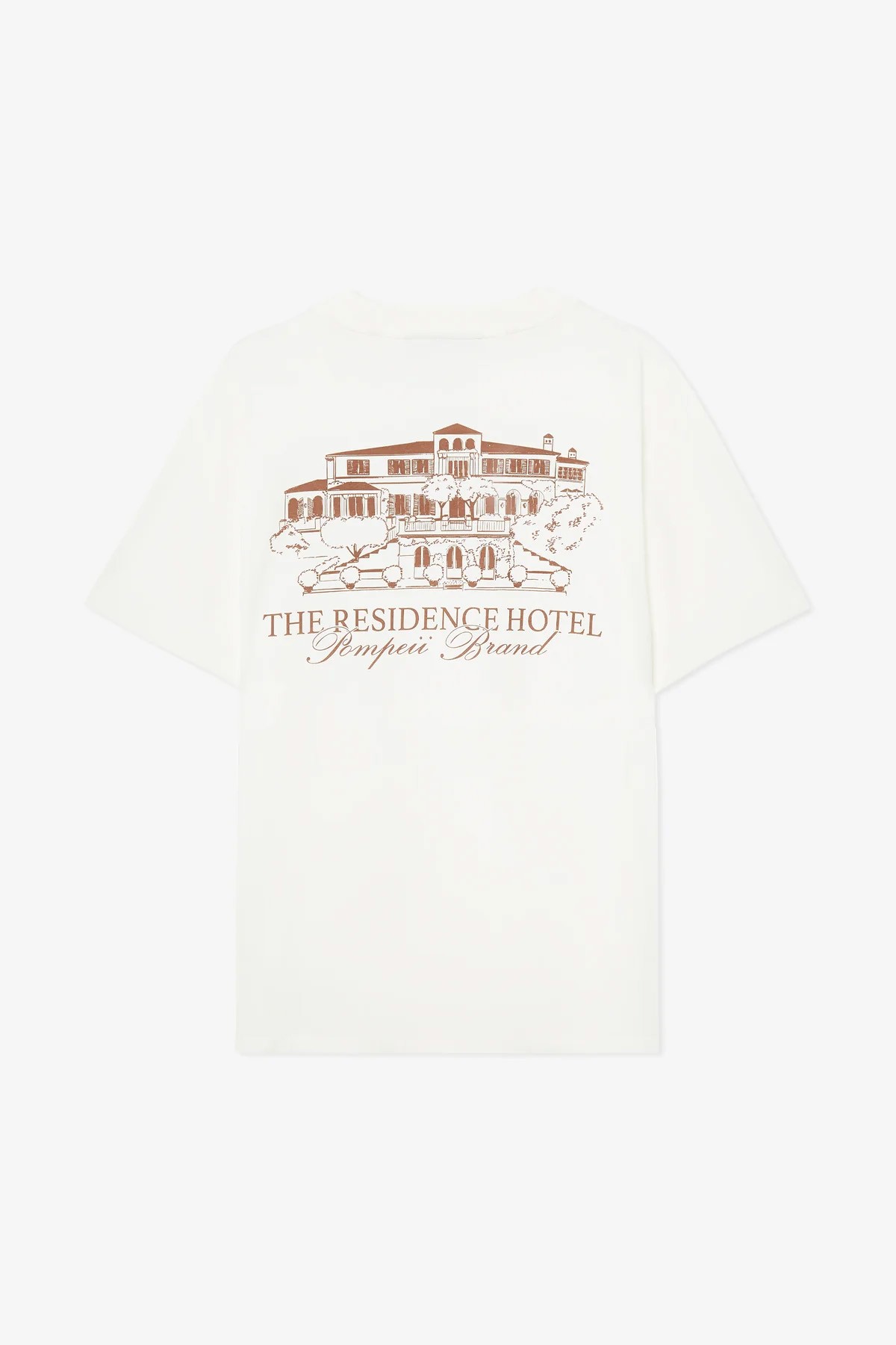 Camiseta pompeii hotel blanca