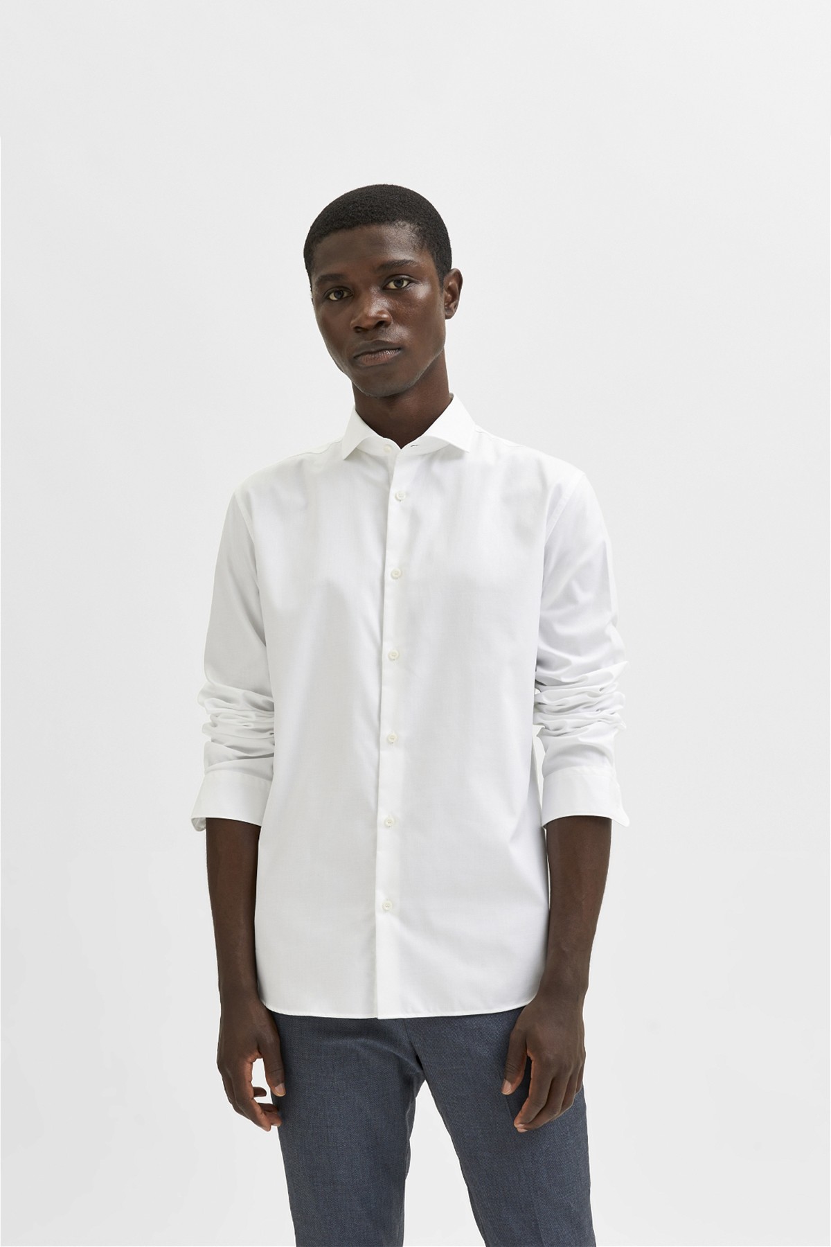 camisa formal blanca