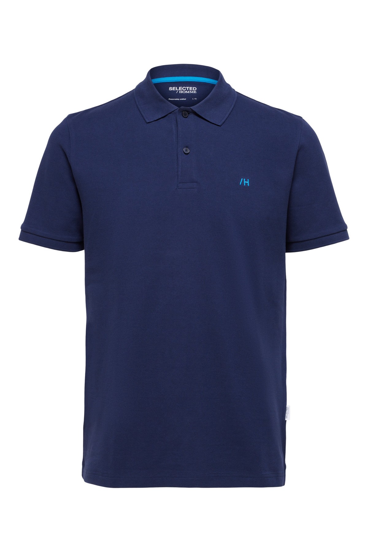 polo selected azul marino