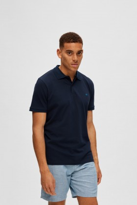 polo selected azul marino