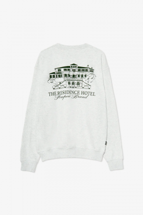 sudadera pompeii hotel gris