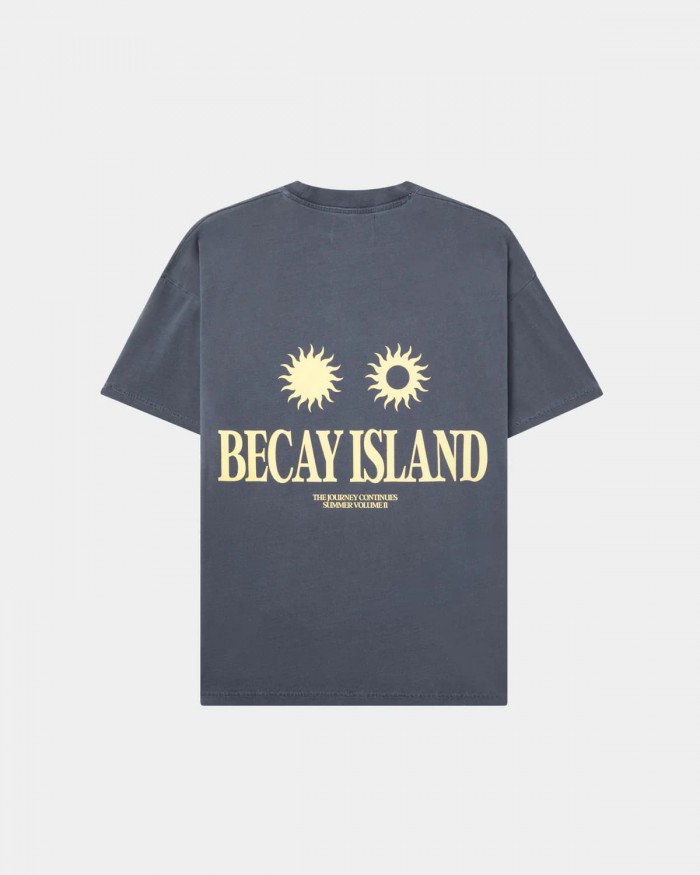 camiseta Becay Island azul