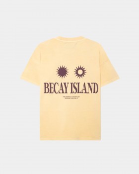 camiseta Becay Island amarilla