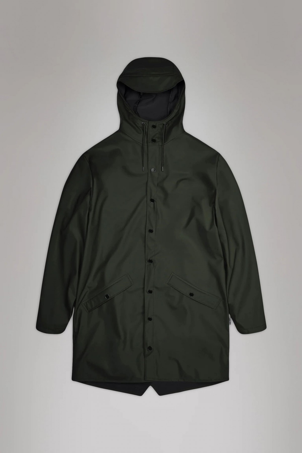 chubasquero largo unisex rains verde