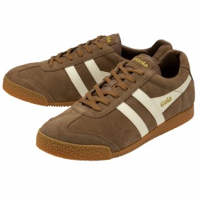 zapatilla gola harrier marron/blanco